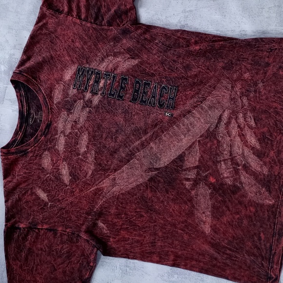 Vintage Big Print Swordfish Myrtle Beach T-Shirt - Picture 3 of 7